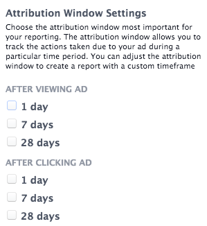 Change Facebook Attribution Window