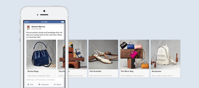 Neiman Marcus Facebook Carousel Ad